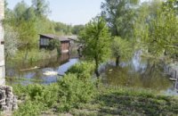 В Черкасской области из-за сброса воды Каневской ГЭС подтоплены дома