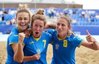 Жіноча збірна України з пляжного футболу увійшла у топ-3 світового рейтингу
