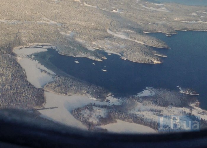 Вид з літака на Стокгольм