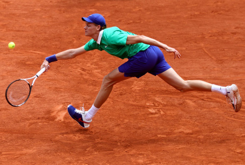 Яннік Сіннер під час матчу