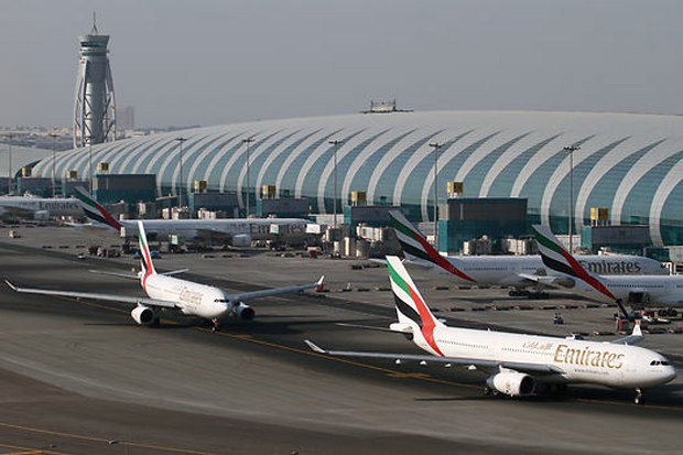 Терминал 3 в аэропорту Дубаи является крупнейшим терминалом в мире.