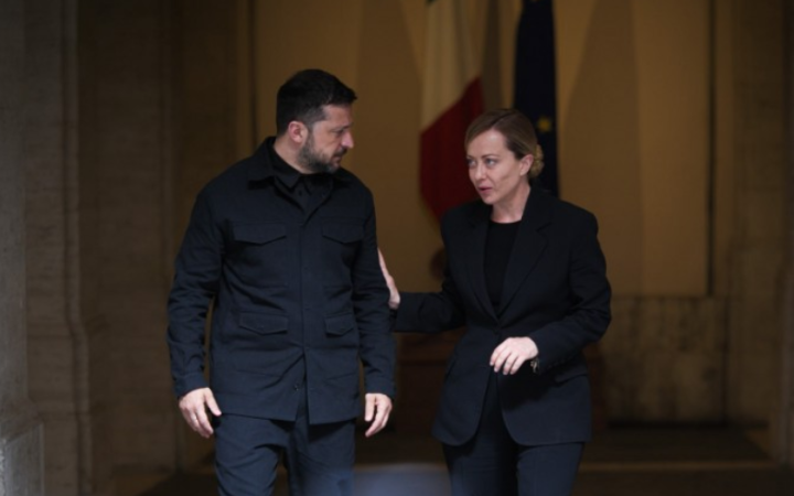 Зеленський і Мелоні обговорили гарантії безпеки для України та продовження військової допомоги