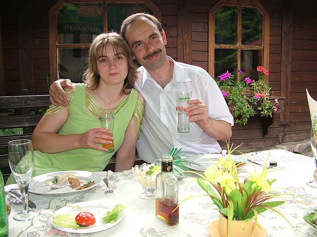 Іван Венжинович з дружиною