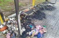 У Дніпрі згорів "народний меморіал" загиблим від удару Росії 14 січня