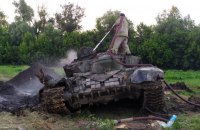 На Чернігівщині з річки витягнули два російські танки, - Генштаб
