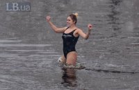 В Киеве обустроили 12 мест для купания на Крещение