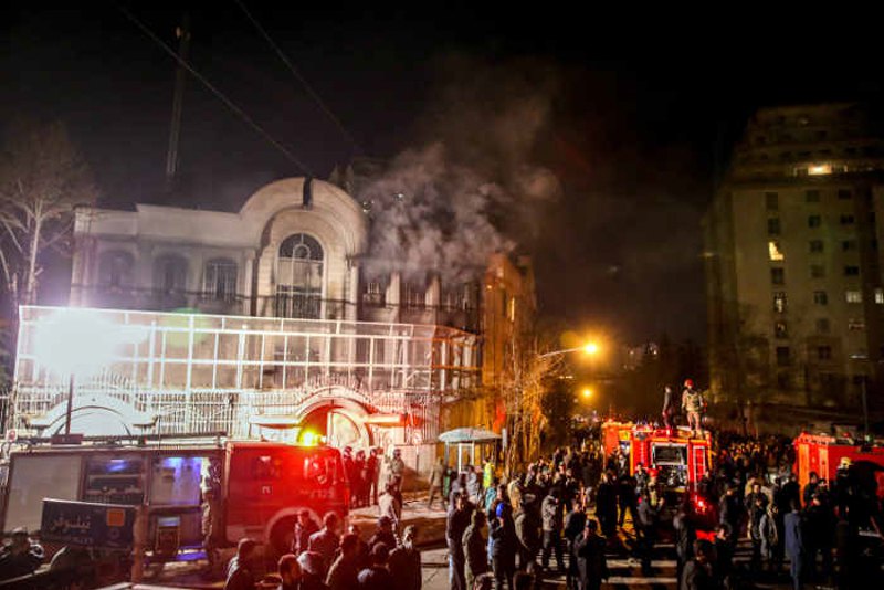 Напад на саудівське посольство в Тегерані, 4 січня 2016.