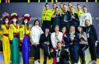 Сборная Украины завоевала "золото" и "бронзу" на чемпионате Европы по художественной гимнастике в Киеве
