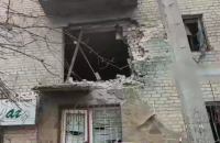 Росіяни повторно вдарили по житлових кварталах центру Херсона