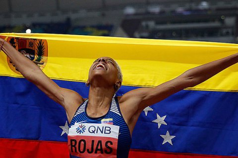 Венесуельська легкоатлетка встановила новий світовий рекорд у потрійному стрибку