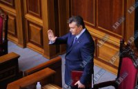 Янукович пришел на вечернее заседание Рады