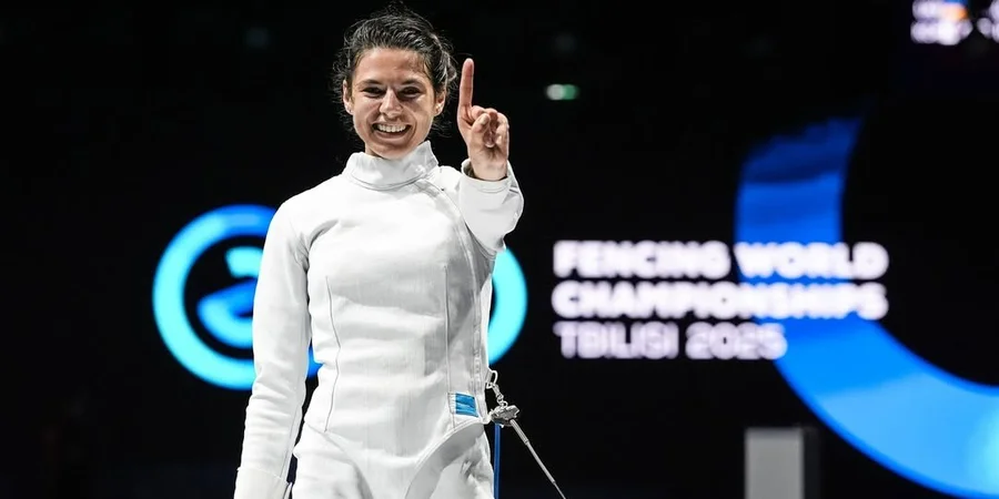 Українська шпажистка Влада Харькова