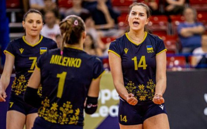 Жіноча збірна України програла Чехії у 1/8 фіналу чемпіонату Європи з волейболу.