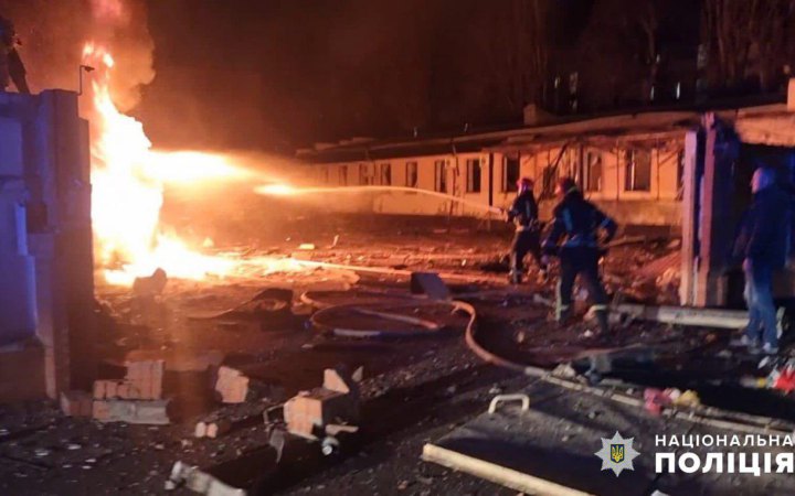 В Одесі під час російської атаки почалась пожежа
