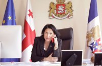 Президентка Грузії заявила, що Росія повинна залишити окуповану територію її держави