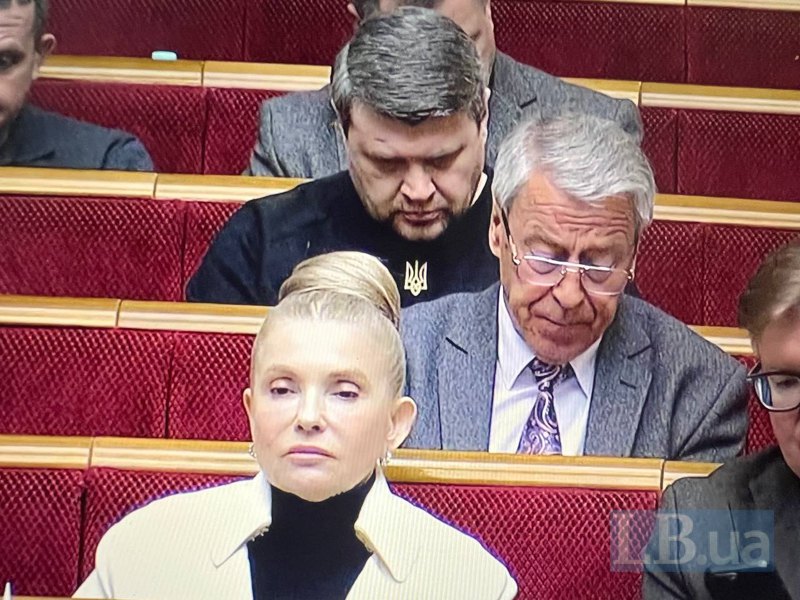 Депутати «Батьківщини» під час засідання 7 квітня.