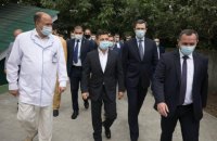 Зеленский посетил обновленную больницу в Борисполе