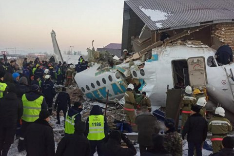 У Казахстані назвали основну версію аварії літака Fokker-100