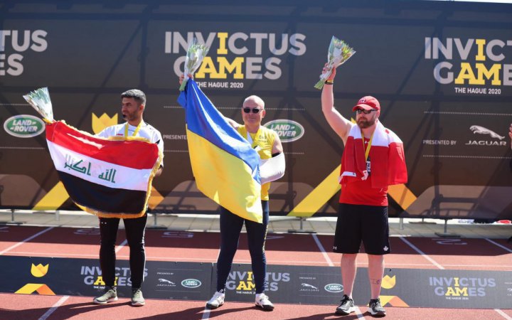 Украина завоевала золото, серебро и бронзу в первый день Invictus Games в Гааге