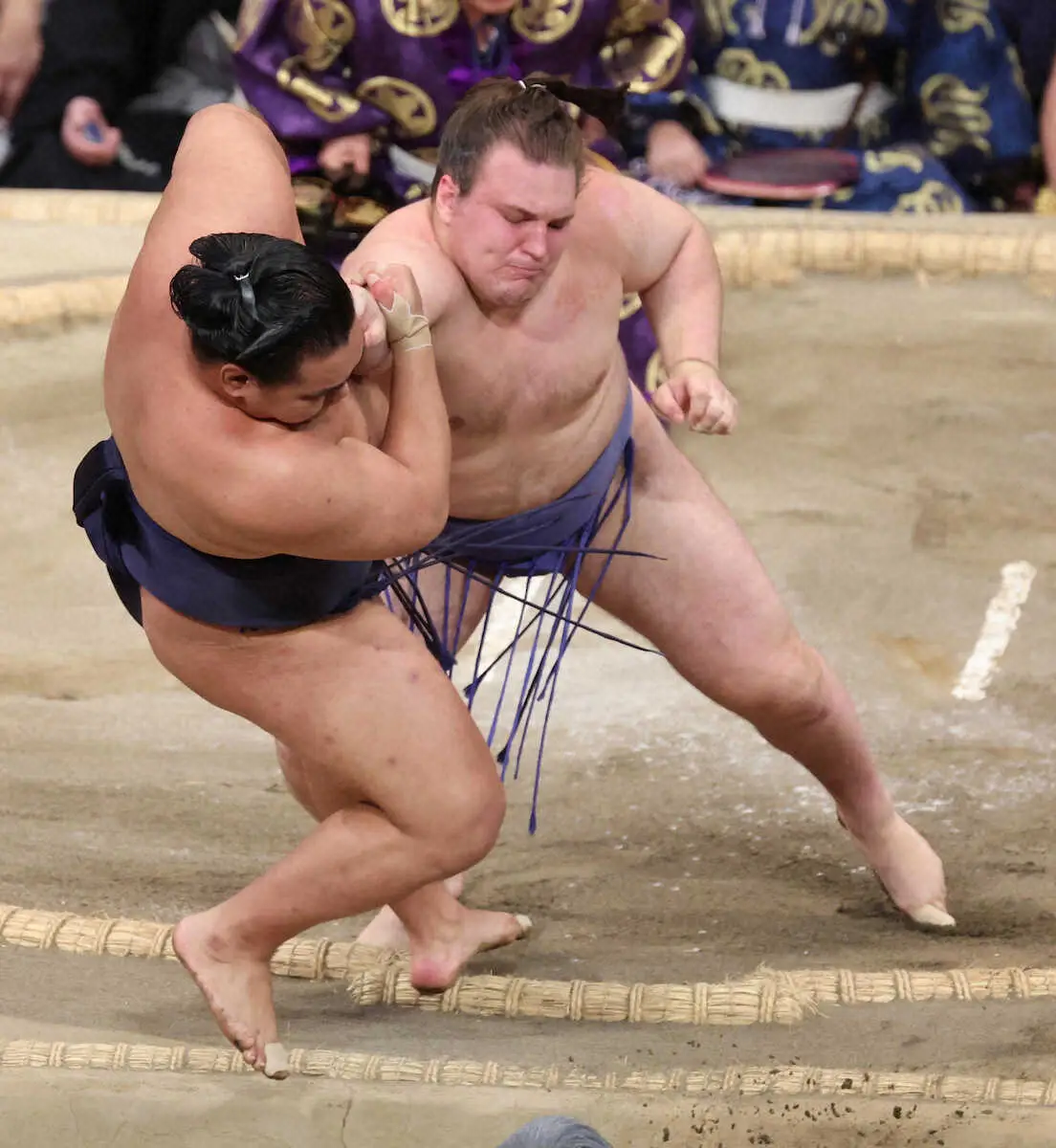 Арата Аонішікі під час сутички