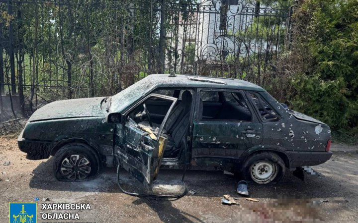 На Харківщині російський дрон атакував авто із дітьми, 6-річна дівчинка поранена