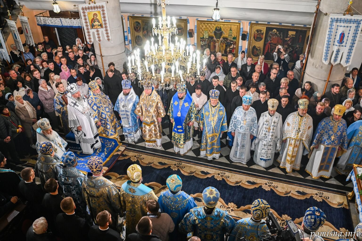  Божественна літургія в Успенській церкві у Львові, 1 жовтня 2024 року.