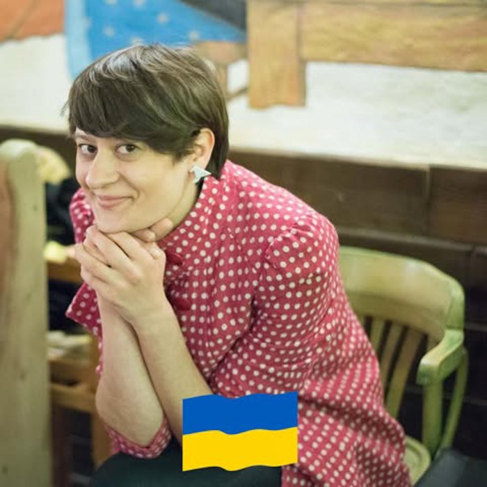 Катерина Газукіна з Інтеграційного центру Праги.