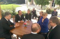 У Парижі завершилася зустріч Порошенка, Путіна, Олланда і Меркель