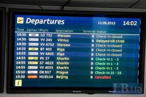 Названы самые непунктуальные авиакомпании Украины
