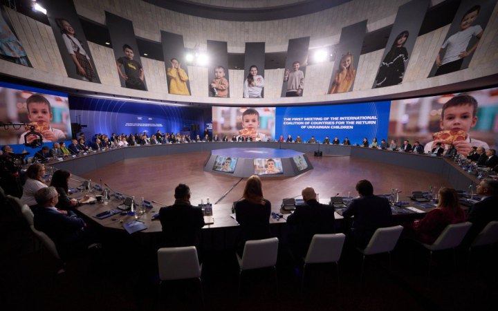 Відбулося перше засідання Міжнародної коаліції держав з питань повернення депортованих українських дітей
