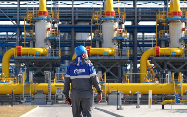 Російський Газпром скоротив експорт до країн “далекого зарубіжжя” на 40%