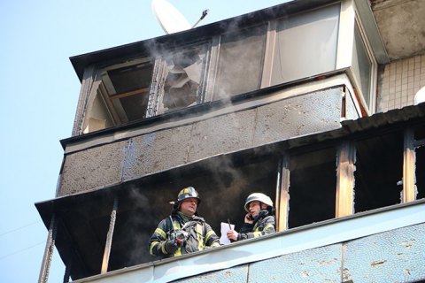 Під час пожежі в київській багатоповерхівці загинула людина
