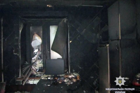 У пожежі в дев'ятиповерховому будинку в Харкові загинула літня жінка