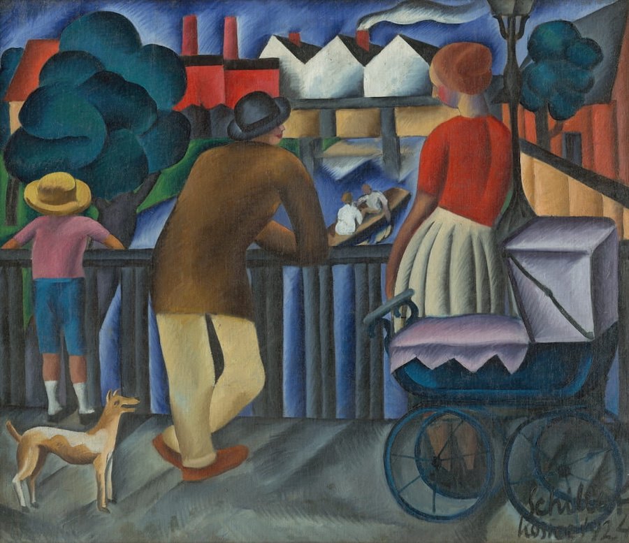 Міський пейзаж, Ґейза Шиллер (1924)