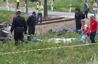 В Кировоградской области маршрутка попала под поезд