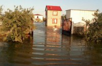 В Запорожской области подтопило курортную Кирилловку