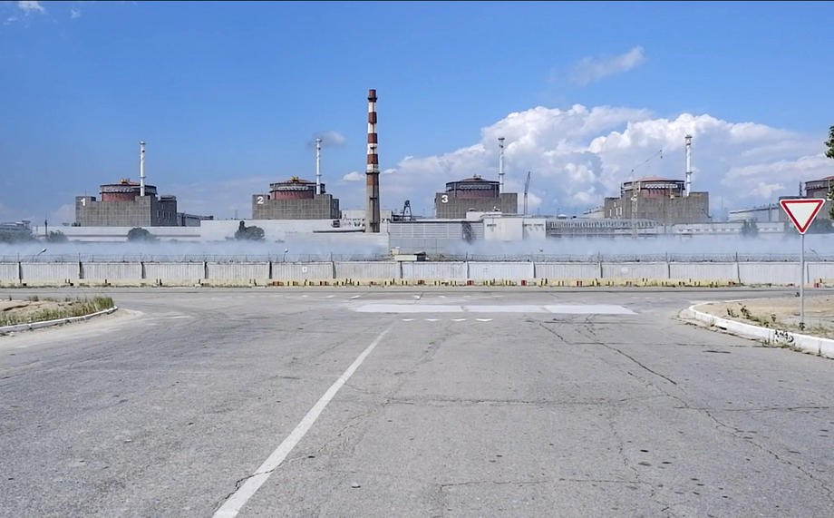 Загальний вигляд Запорізької атомної електростанції (ЗАЕС) в Енергодарі, 07 серпня 2022 року.