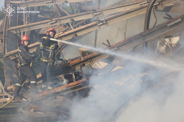 Ліквідація наслідків удару по Вінницькій області 