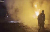 На Сумщині загасили пожежу на енергооб’єкті, яка виникла через російські обстріли