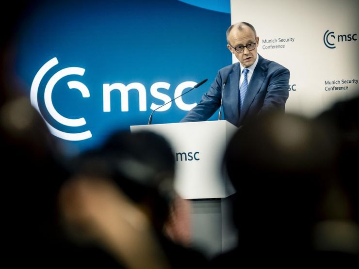 Фрідріх Мерц виступає у перший день безпекової конференції