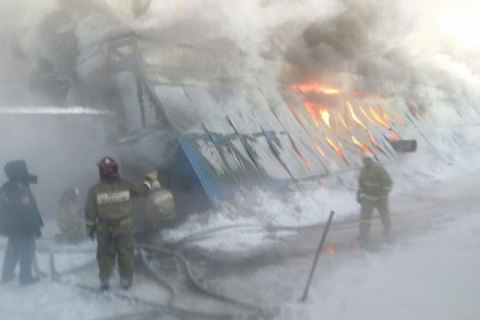 В России при пожаре в обувном цехе погибли 10 рабочих