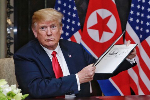 Трамп заявив, що підписав з Кім Чен Ином "всеосяжний, історично важливий" документ