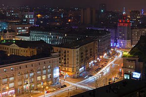 На Евро Харьков воссияет от светодиодов