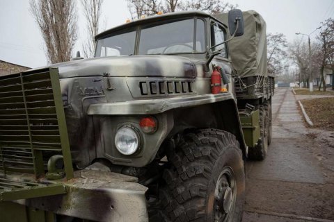 Военный "Урал" с боеприпасами попал в ДТП в Черкасской области