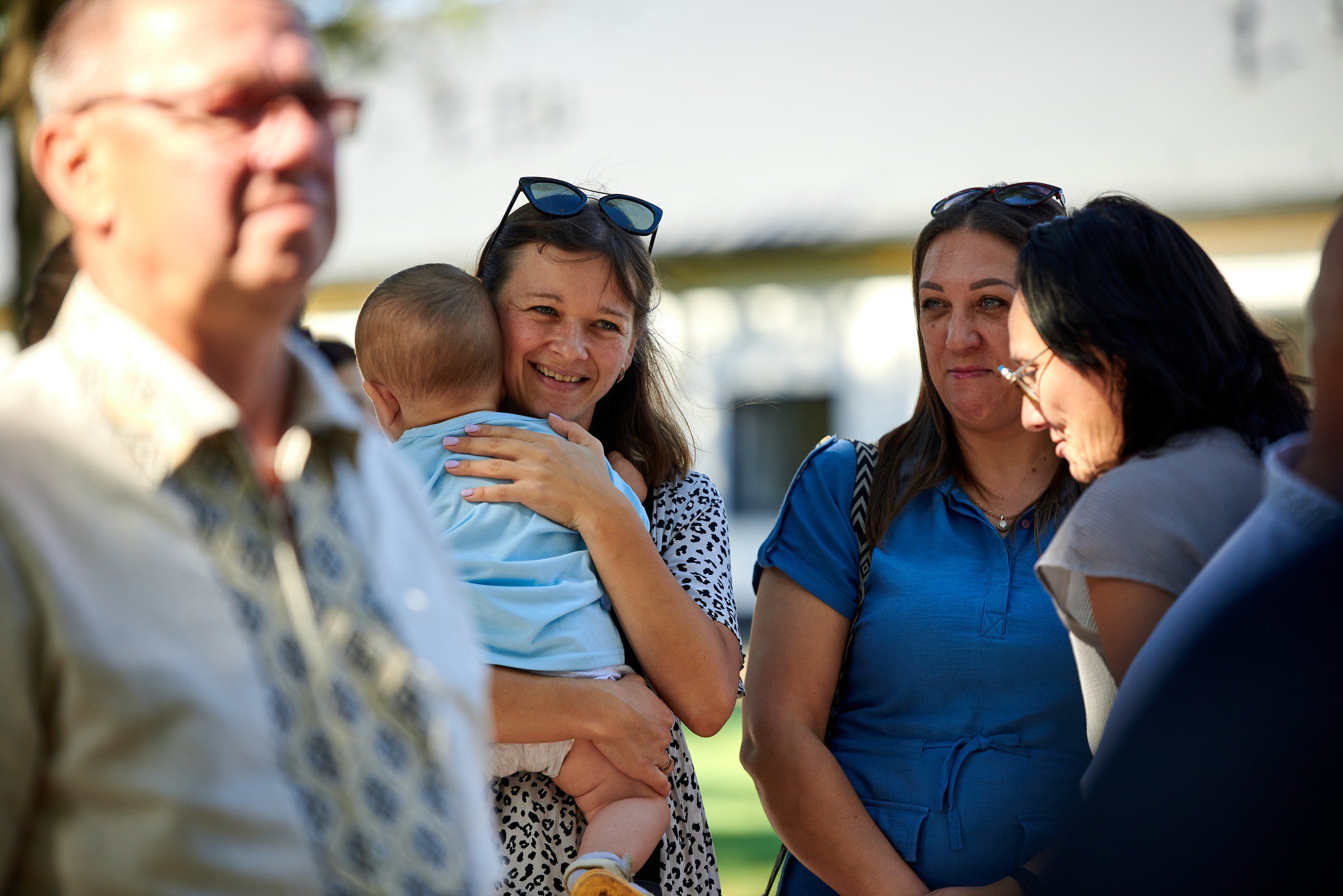 Під час відкриття ще одного центру соціалізації для переселенців 4 вересня 2025 року фонд у Стрижавській громаді, Вінницька область.