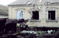 Военные показали последствия обстрела Марьинки и Красногоровки