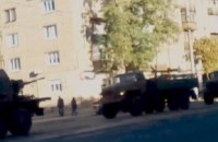 Через Маріуполь проїхала колона російської військової техніки 