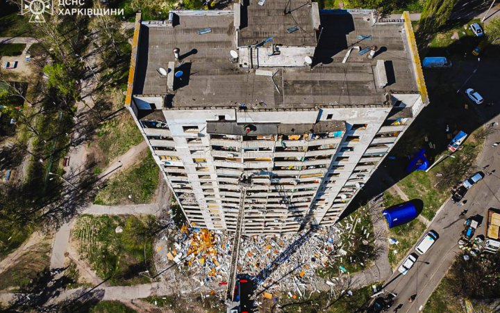 У Харкові закінчились аварійно-рятувальні роботи після російського ракетного удару