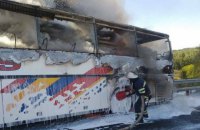 На трасі "Київ-Одеса" згорів рейсовий автобус