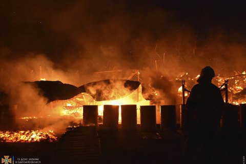 В Одессе сгорел популярный ночной клуб